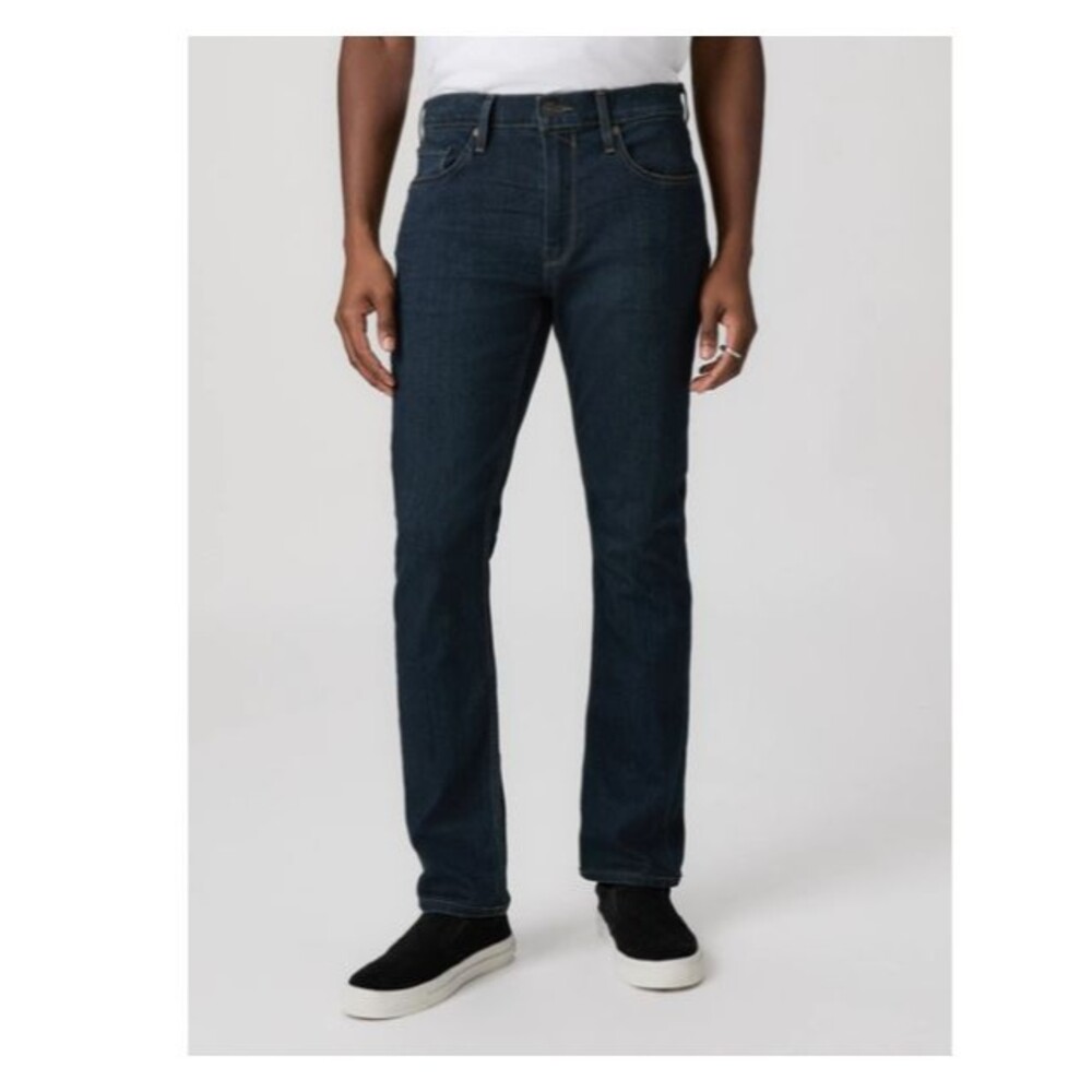 Paige Men's Jeans Federal Slim Straight Stretch Jeans in Cellar size 30x29